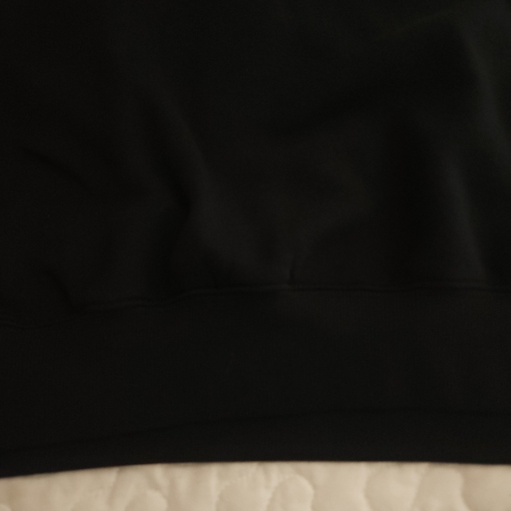 Joah Brown Sweatshirt Black Mock Neck Oversized Soft Relaxed Cabincore chest 46" - Picture 6 of 11